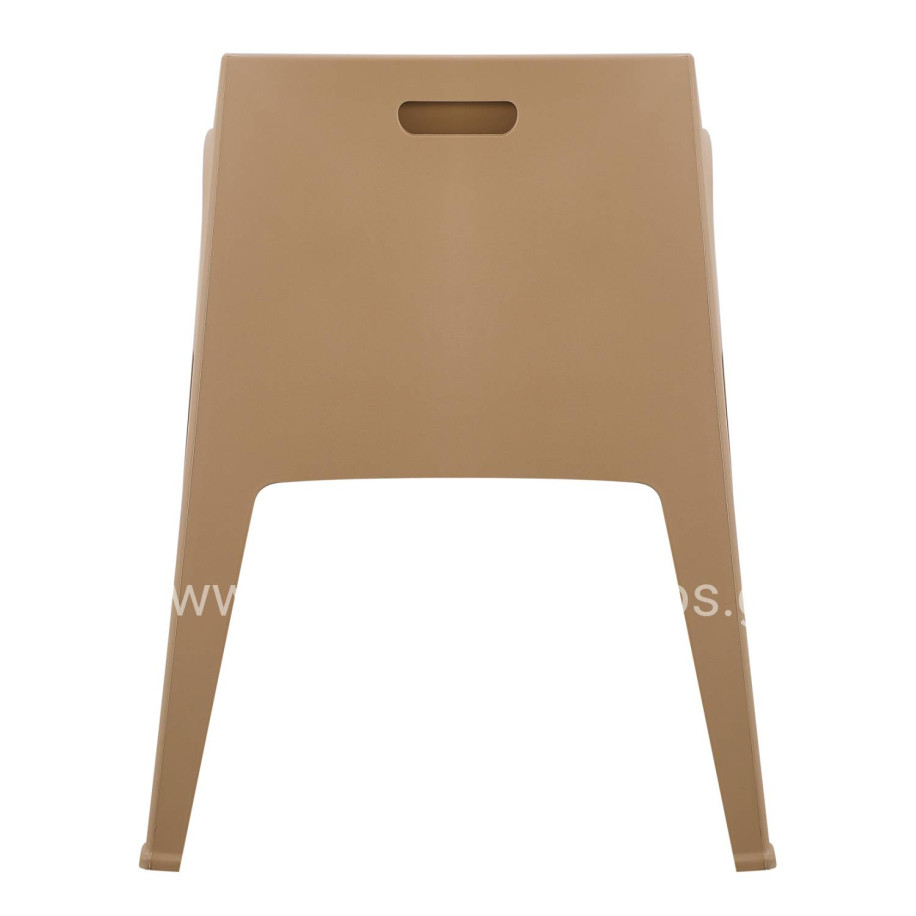 ΠΟΛΥΘΡΟΝΑ ΠΟΛΥΠΡΟΠΥΛΕΝΙΟΥ SLEEK HM6370.03 ΚΑΠΟΥΤΣΙΝΟ 68x63x82,5Υεκ.