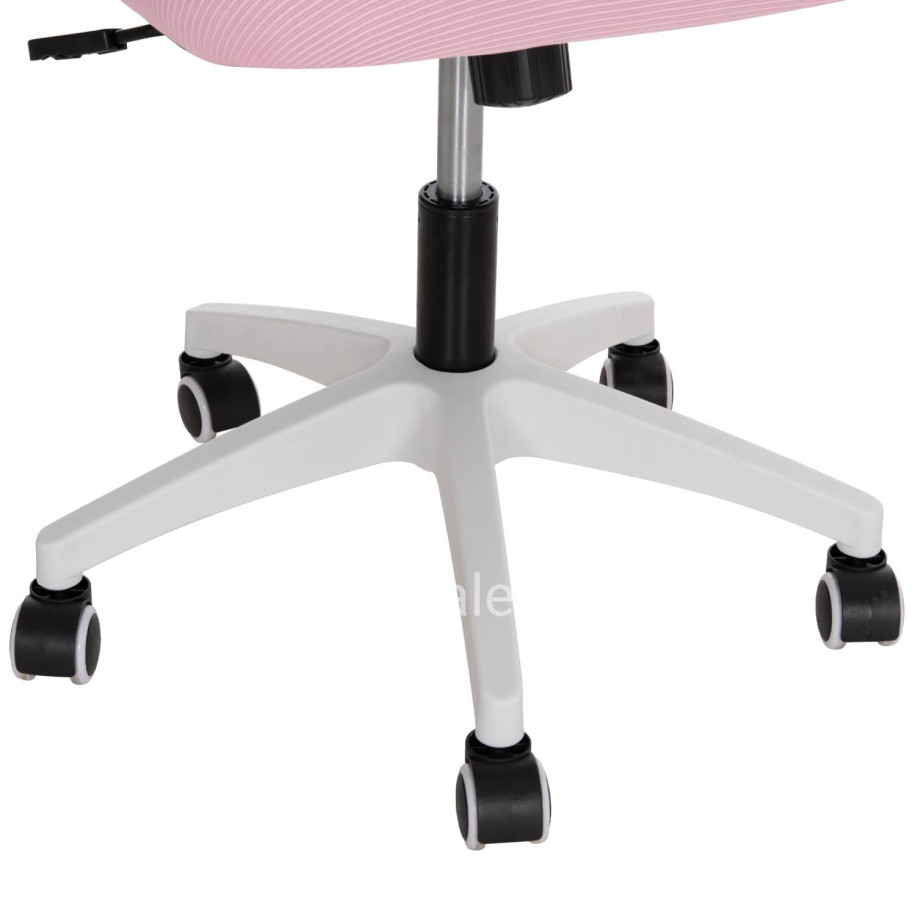 OFFICE CHAIR BLAZER HM1205.04 PINK MESH FABRIC--WHITE ARMS 60x58x110-130Hcm.