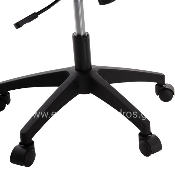 OFFICE CHAIR BLAZER HM1205.05 GREY MESH FABRIC--BLACK FRAME 60x58x110-130Hcm.