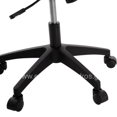 OFFICE CHAIR BLAZER HM1205.05 GREY MESH FABRIC--BLACK FRAME 60x58x110-130Hcm.