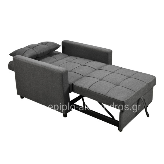 ARMCHAIR-BED MERO HM3306.01 GREY FABRIC 98x85x88Hcm.
