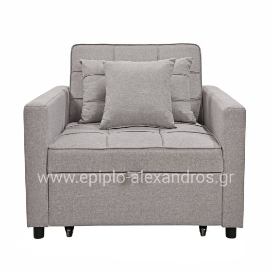 ARMCHAIR-BED MERO HM3306.03 BEIGE FABRIC 98x85x88Hcm.