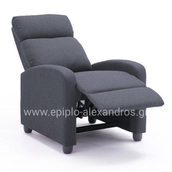 ΠΟΛΥΘΡΟΝΑ ΣΑΛΟΝΙΟΥ RELAX DROSEN HM3299.01 ΓΚΡΙ ΥΦΑΣΜΑ 68,5x86x100Υεκ