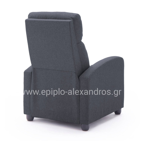 ΠΟΛΥΘΡΟΝΑ ΣΑΛΟΝΙΟΥ RELAX DROSEN HM3299.01 ΓΚΡΙ ΥΦΑΣΜΑ 68,5x86x100Υεκ