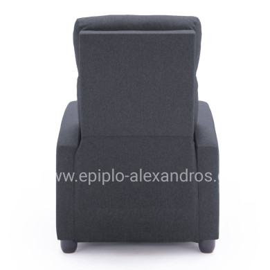 ΠΟΛΥΘΡΟΝΑ ΣΑΛΟΝΙΟΥ RELAX DROSEN HM3299.01 ΓΚΡΙ ΥΦΑΣΜΑ 68,5x86x100Υεκ