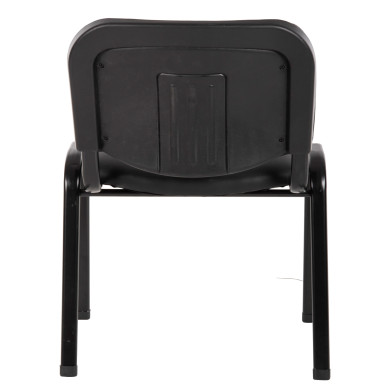 ΚΑΡΕΚΛΑ JANISHA HM1010.01 ΜΕ ΔΕΡΜΑΤΙΝΗ PU ΜΑΥΡΟ 53,5x59x77 εκ.