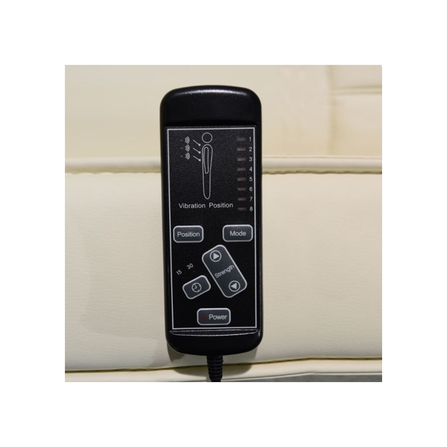 HM0026.02 Armchair, massage mechanism, PU OFF-WHITE 80x96x97 cm