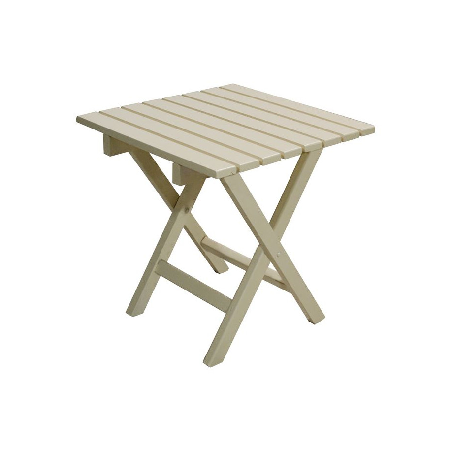 Stool-Table auxiliary Cream 402 Koli 40x40 Foldable HM288.01