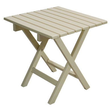 Stool-Table auxiliary Cream 402 Koli 40x40 Foldable HM288.01