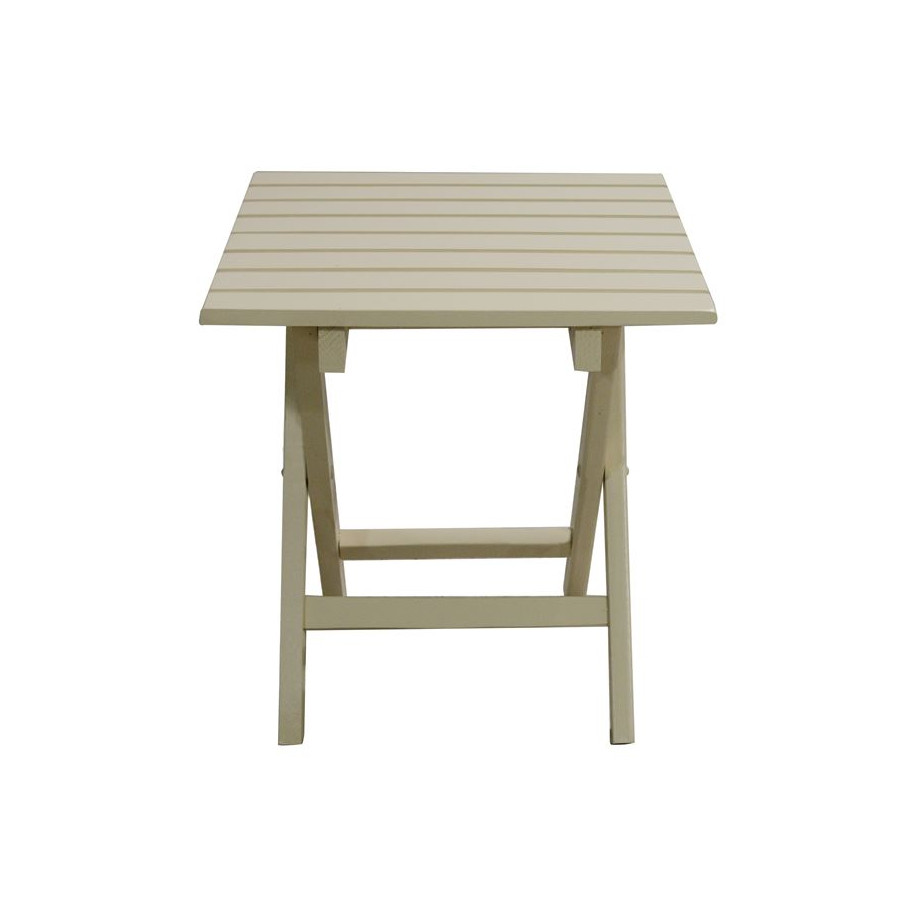 Stool-Table auxiliary Cream 402 Koli 40x40 Foldable HM288.01