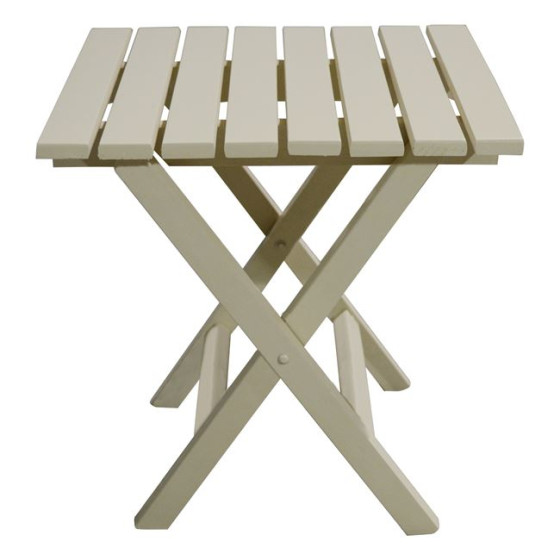 Stool-Table auxiliary Cream 402 Koli 40x40 Foldable HM288.01