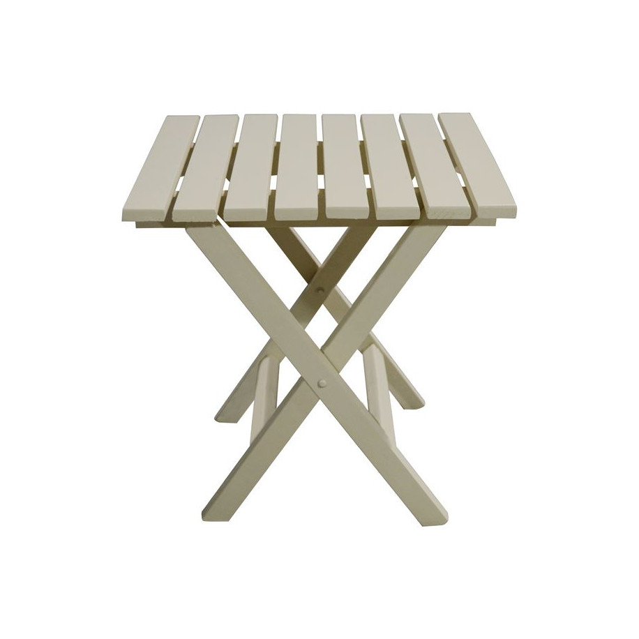 Stool-Table auxiliary Cream 402 Koli 40x40 Foldable HM288.01