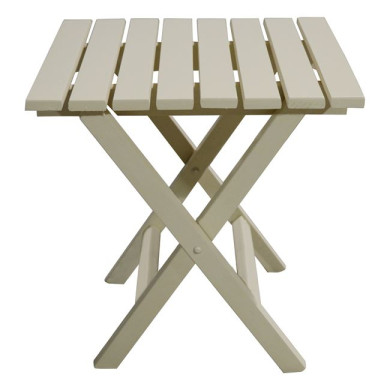 Stool-Table auxiliary Cream 402 Koli 40x40 Foldable HM288.01