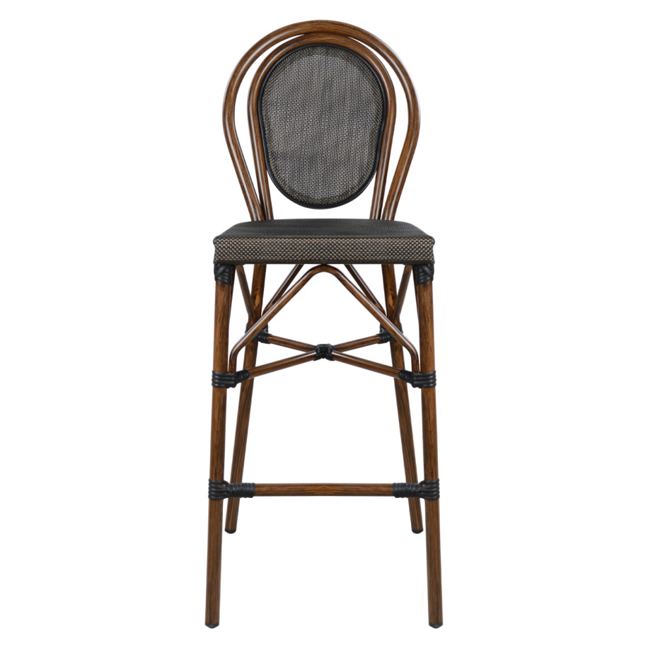 ΣΚΑΜΠΟ ΑΛΟΥΜΙΝΙΟΥ AZARIA HM5059 BAMBOO LOOK ΚΑΦΕ ΜΕ TEXTLINE 44x52x115Υεκ