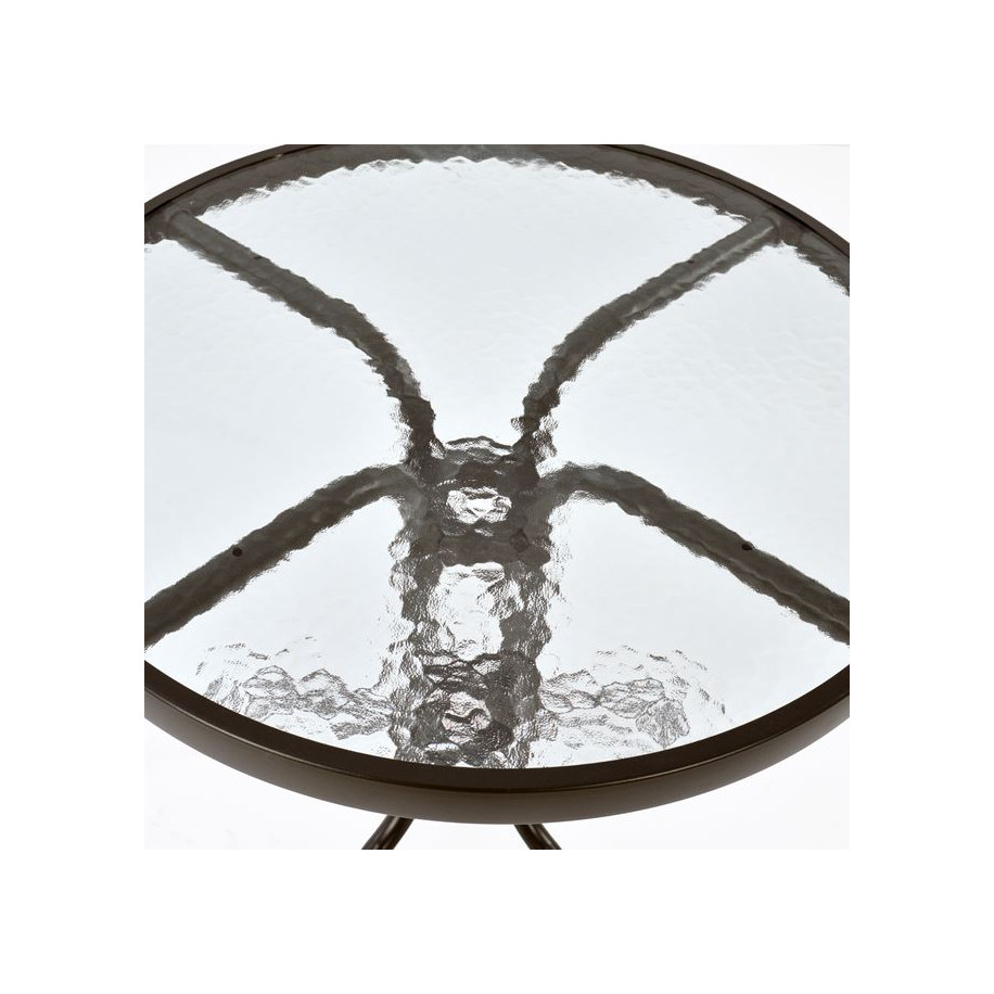 Table Metallic Lima Brown '60x70cm HM5079.02