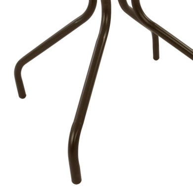 Table Metallic Lima Brown '60x70cm HM5079.02