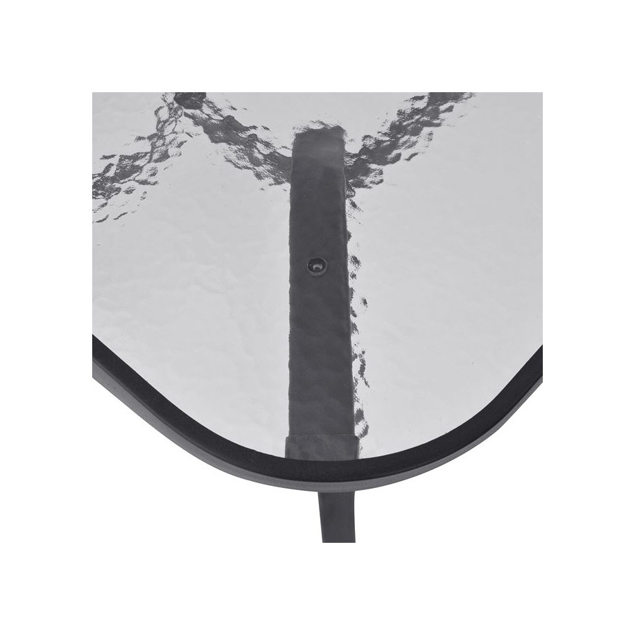 Table Bruno Metallic Grey 160Χ90Χ72 HM5074.01