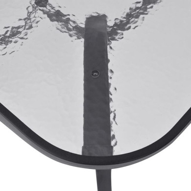 Table Bruno Metallic Grey 160Χ90Χ72 HM5074.01