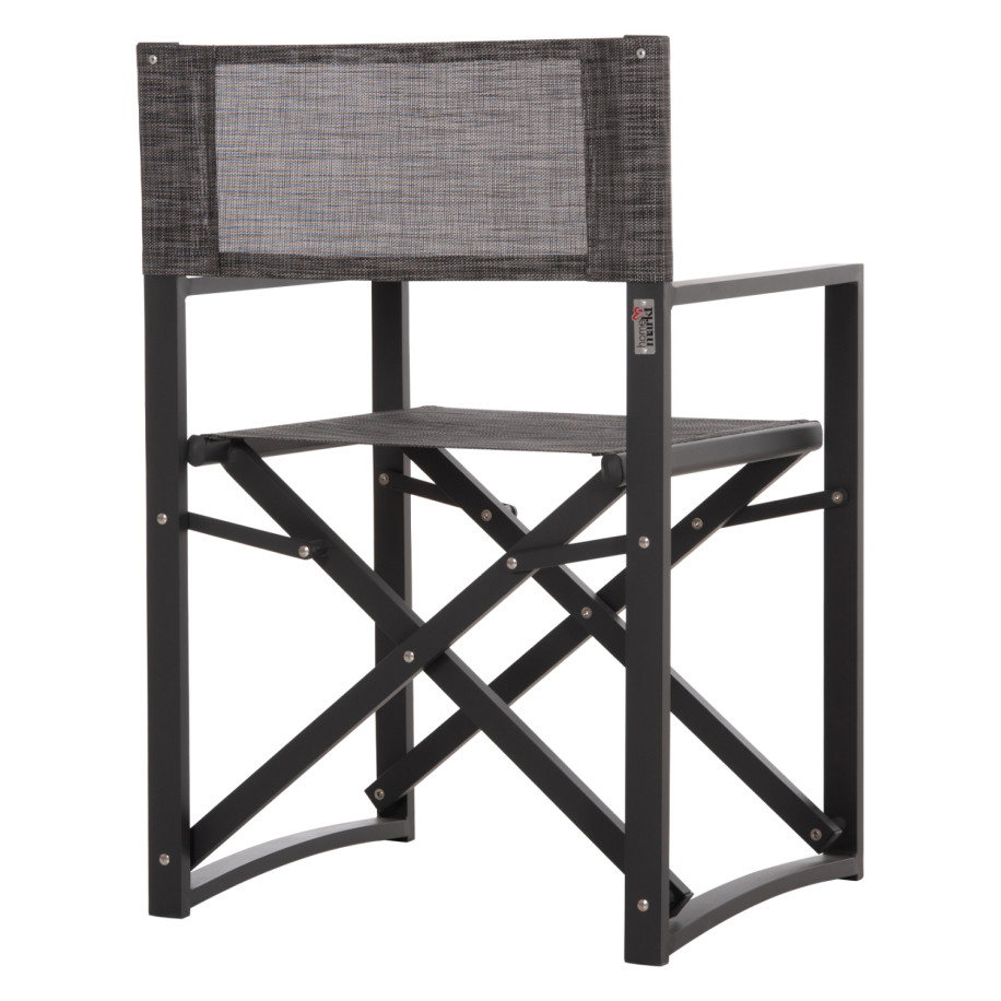 DIRECTOR'S CHAIR ALUMINUM DUPRE HM5094.01 GREY COLOR 57x48,5x85.5Hcm.