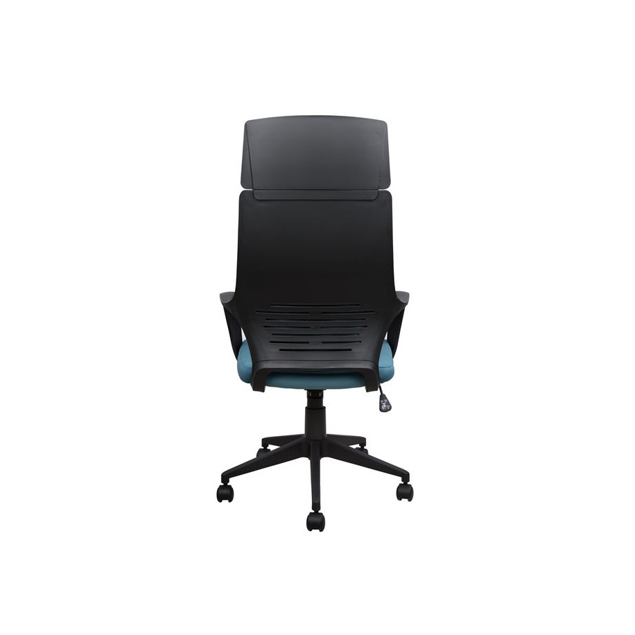 ΚΑΡΕΚΛΑ ΓΡΑΦΕΙΟΥ ANIVIA HM1054.06 ΓΚΡΙ ΣΙΕΛ & ΠΟΔΙ ΜΑΥΡΟ 64x61x126 εκ.