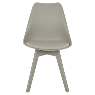 Chair Vegas HM0033.40 POLYPROPYLENE-PU-GREY 48x56x82