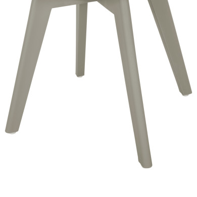 Chair Vegas HM0033.40 POLYPROPYLENE-PU-GREY 48x56x82