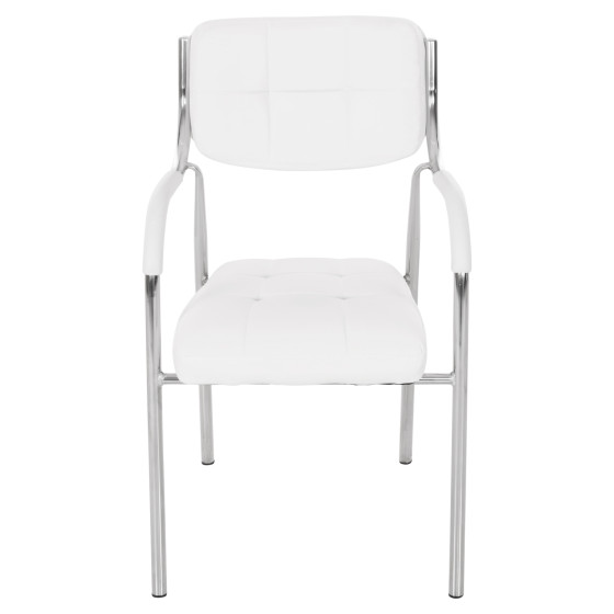 ΚΑΡΕΚΛΑ ΓΡΑΦΕΙΟΥ ΕΠΙΣΚΕΠΤΟΥ OBERON HM1018.02 ΑΣΠΡΟ PU 51x52x88Yεκ.