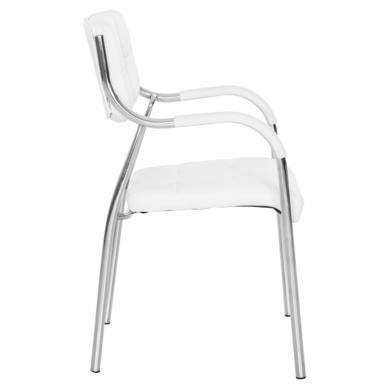 ΚΑΡΕΚΛΑ ΓΡΑΦΕΙΟΥ ΕΠΙΣΚΕΠΤΟΥ OBERON HM1018.02 ΑΣΠΡΟ PU 51x52x88Yεκ.