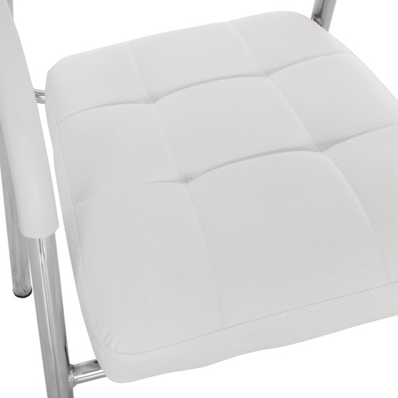 ΚΑΡΕΚΛΑ ΓΡΑΦΕΙΟΥ ΕΠΙΣΚΕΠΤΟΥ OBERON HM1018.02 ΑΣΠΡΟ PU 51x52x88Yεκ.