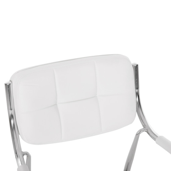 ΚΑΡΕΚΛΑ ΓΡΑΦΕΙΟΥ ΕΠΙΣΚΕΠΤΟΥ OBERON HM1018.02 ΑΣΠΡΟ PU 51x52x88Yεκ.