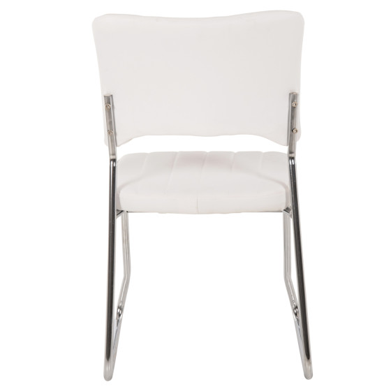 ΚΑΡΕΚΛΑ QUENTI HM1071.02 ΛΕΥΚΗ 52x60x85 εκ.