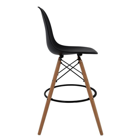 Bar Stool Renata Black HM0173.02 47x50x108 cm