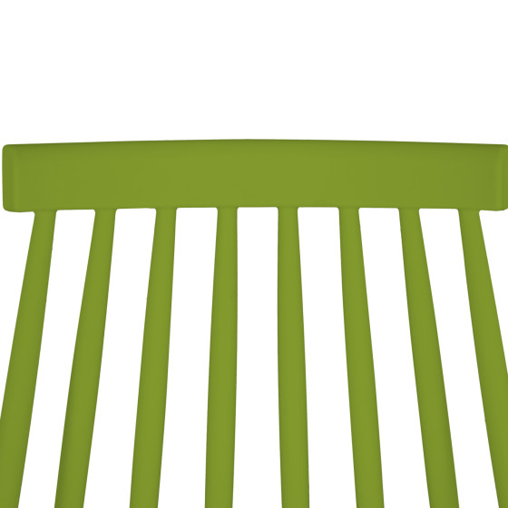 Dining chair HM8052.08 Vanessa green with metallic legs 42,5x47x81,5cm