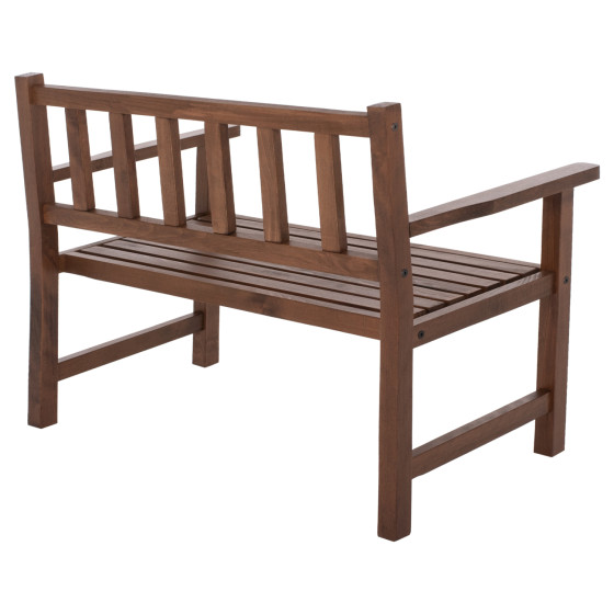 ΠΑΓΚΑΚΙ ΞΥΛΙΝΟ ΝΑΞΟΣ 2ΘΕΣΙΟ ΑΠΟ ΜΑΣΙΦ ΟΞΙΑ ΕΜΠΟΤΙΣΜΟΥ ΚΑΡΥΔΙ 110x64,5x85Υεκ.HM5407