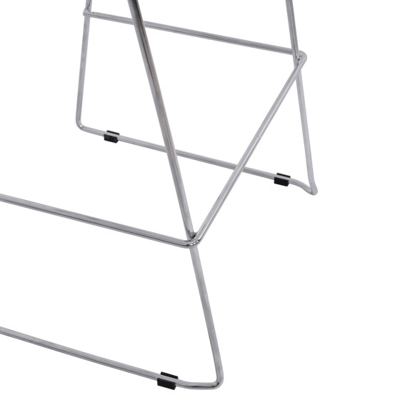 Bar Stool Metallic HM5465.100 Lux Chromed color 57x56,5x107cm