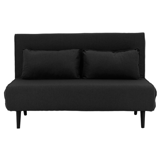 ΚΑΝΑΠΕΣ ΚΡΕΒΑΤΙ 2 ΑΤΟΜΩΝ ASMA HM3077.03 ΣΚΟΥΡΟ ΓΚΡΙ ΥΦΑΣΜΑ 140x80x77Yεκ.