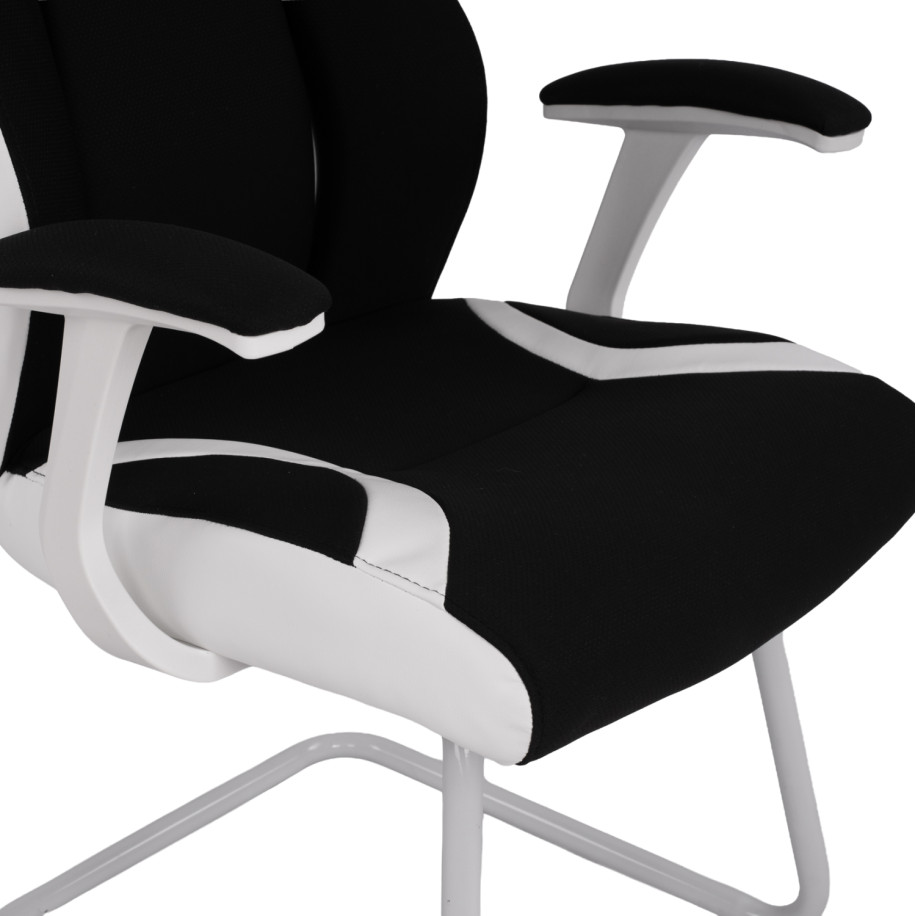 ΠΟΛΥΘΡΟΝΑ ZAHARA HM1102.02 ΣΕ ΧΡΩΜΑ ΜΑΥΡΟ ΜΕ ΑΣΠΡΟ 66,5x63x108cm