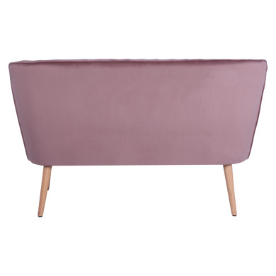 ΚΑΝΑΠΕΣ ANDY 2ΘΕΣΙΟΣ ΣΑΠΙΟ ΜΗΛΟ ΒΕΛΟΥΔΟ HM8401.02 128x70x77Υ εκ.