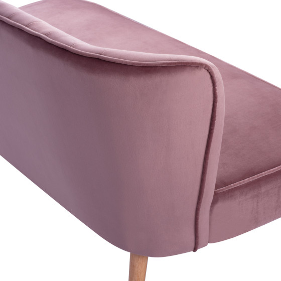 ΚΑΝΑΠΕΣ ANDY 2ΘΕΣΙΟΣ ΣΑΠΙΟ ΜΗΛΟ ΒΕΛΟΥΔΟ HM8401.02 128x70x77Υ εκ.