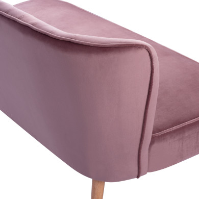 ΚΑΝΑΠΕΣ ANDY 2ΘΕΣΙΟΣ ΣΑΠΙΟ ΜΗΛΟ ΒΕΛΟΥΔΟ HM8401.02 128x70x77Υ εκ.