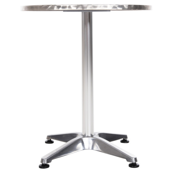 ΤΡΑΠΕΖΙ ΣΤΡΟΓΓΥΛΟ ΑΛΟΥΜΙΝΙΟΥ FRODO HM5539 ΜΕΤΑΛΛΙΚΟ ΧΡΩΜΑ-4ΝΥΧΗ ΒΑΣΗ Φ59,5x69,5Υεκ.