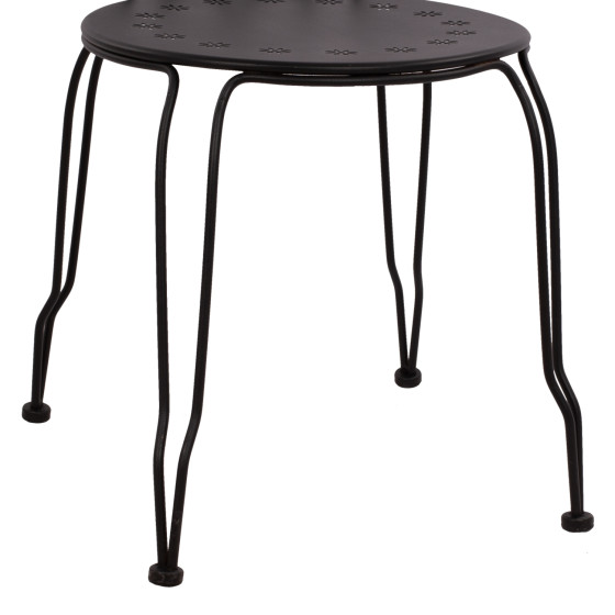 Chair Metallic Amore Black 42x48x90 cm. HM5007.11