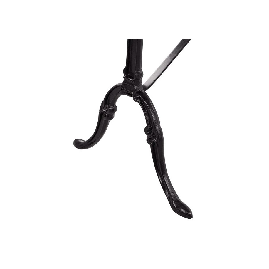 Table with base from cast iron HM440 with marble oval 120x59x72