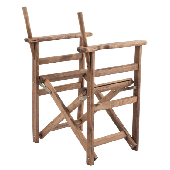 Director's frame Armchair Limnos Walnut impregnated Limnos HM5574.01 57x54x88,5 cm
