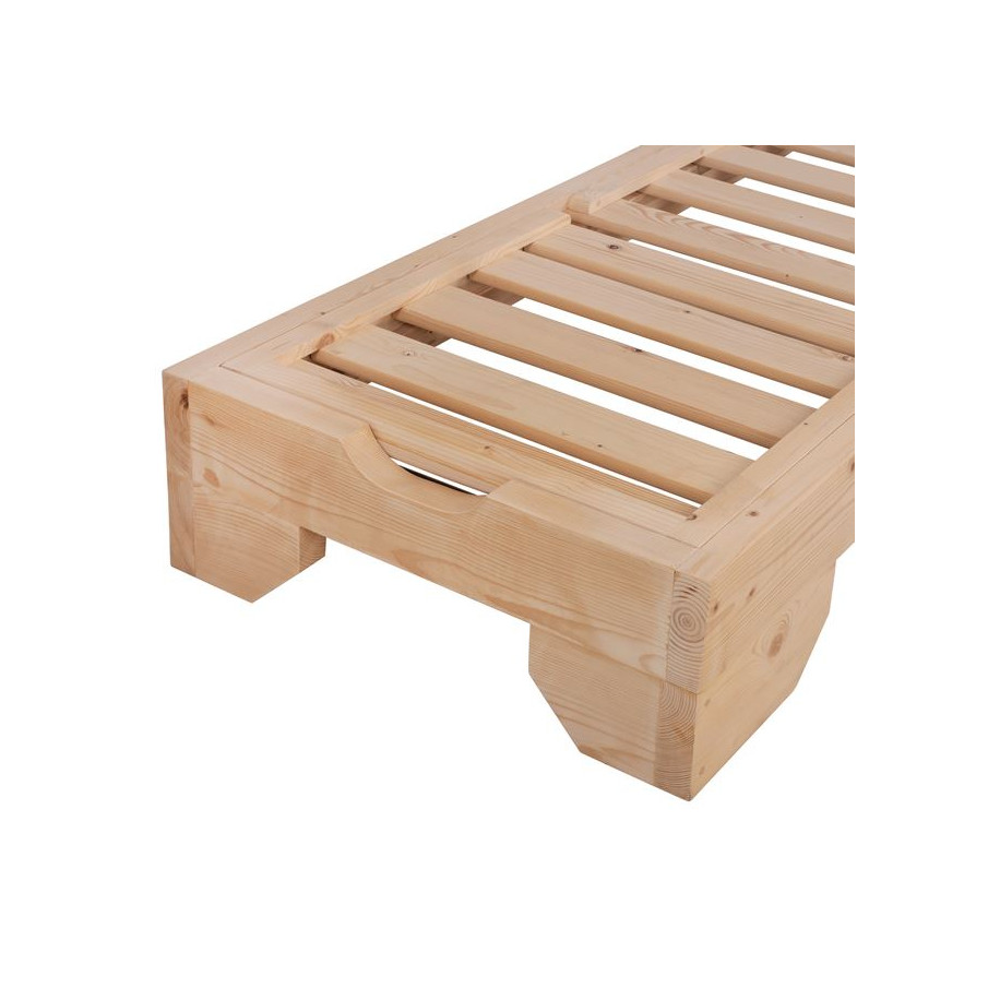 ΞΑΠΛΩΣΤΡΑ ΞΥΛΙΝΗ ΒΑΡΕΩΣ ΤΥΠΟΥ ΜΑΚΕΔΟΝΙΑ HM5646.02 ΑΒΑΦΗ 204X77,5X29Y εκ.