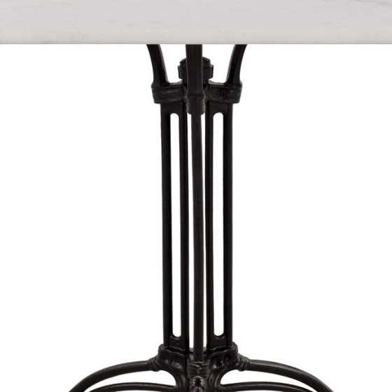 Table with 3 legs from cast iron HM5611 with marble 70x70