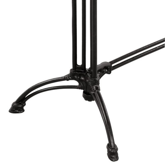 Table with 2 legs Base from cast iron HM5612 with marble 110x70