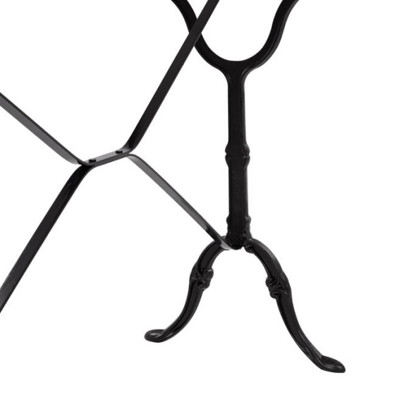 Table with Base from cast iron HM464 with marble 100x60x72