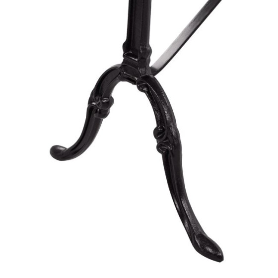 Table with Base from cast iron HM464 with marble 100x60x72