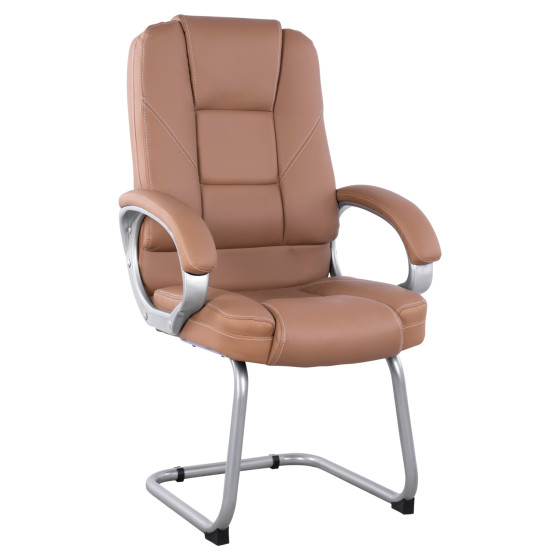 Visitor's chair with PU Camel Sora HM1144.09 63x67x112 cm